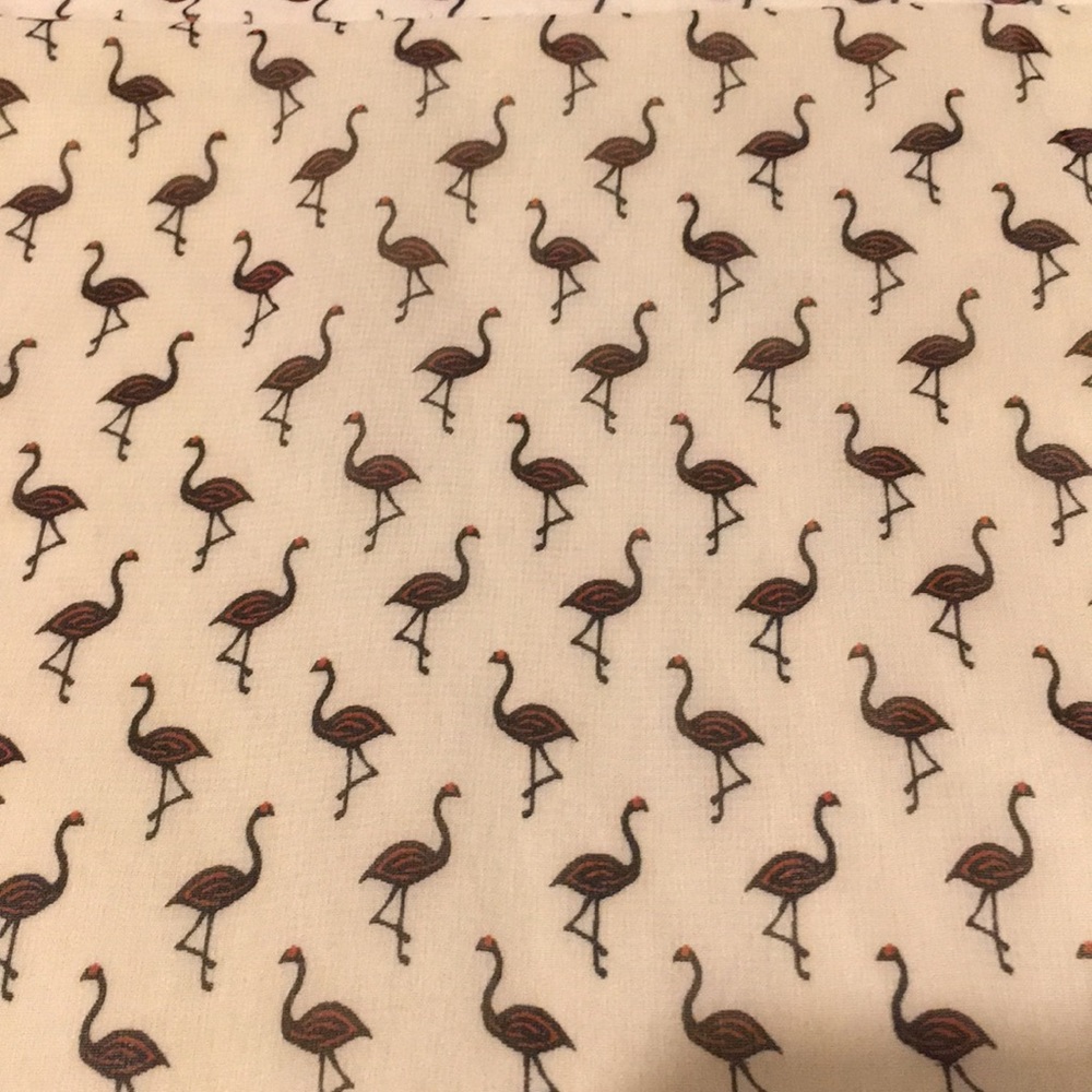 Vintage Flamingo Maxi Skirt